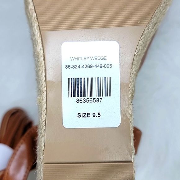 NY&Co WHITLEY WEDGE COGNAC ESPADRILLE - Picture 5 of 7
